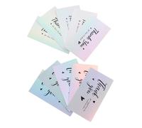 jojofuny 50 piezas Tarjetas de Agradecimiento para Negocios Etiquetas Coloridas con Gracias por Apoyar Mi Negocio Diseño y Práctico para Expresar Clientes y