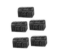 jojofuny 5piezas Cajas de Cofres Piratas para Disfraces de Halloween Accesorios Decorativos de Minicajas de Cofres