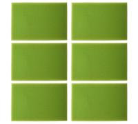 jojofuny 6 Almohadillas de Filtro de Esponja Gruesa para Acuario y Estanque Material Filtrante Biológico Reutilizable Lámina Verde Grande para Purificación y Mantenimiento del Agua