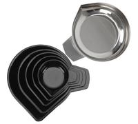 jojofuny 6 Bandejas de Acero Inoxidable Resistentes para Básculas Electrónicas y Adecuadas para Pesar Partículas en Cocinas Pequeñas y Laboratorios