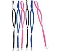 jojofuny 6 Cuerdas Ajustables de Nailon para Baño y Peluquería Canina, Correa Deslizante Antideslizante para Perros, Paquete 6 Piezas (2 Azul, 2 Negro, 2 Rosa) para Cuidado y Aseo Seguro