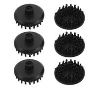 jojofuny 6 Piezas Cabezal de Cepillo Repuesto para Limpiador de Vapor de Accesorios para Limpieza de Superficies Duras Cocina Baño Azulejos y Suelos Compatible con Múltiples Modelos