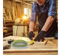 jojofuny 6 piezas Cepillo de Limpieza para Serigrafía con Mango Mate Quitamanchas de Tinta para Eliminar Residuos Accesorios para Impresión Pantalla Colores Nórdicos