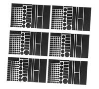 jojofuny 6 Piezas Pegatinas Reguladoras de Luz para LED Cubiertas Oscurecedoras para Electrónica Filtros Atenuadores Adhesivos para Routers Relojes y Monitores Negro