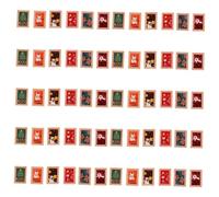 jojofuny 60 Piezas Mini Resin Picture Frames Retro Vintage Dollhouse Ornaments For Christmas Table Decoration DIY Craft Supplies
