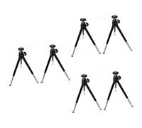 jojofuny 6piezas Mini Telescópico para Teléfono Móvil Soporte De Fotografía De Escritorio para Cámara Digital Personal y Profesional Negro