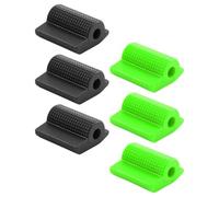 jojofuny 6piezas Protector de Palanca de Cambios para Moto Cubierta de Goma Antideslizante para Manetas de Moto Accesorios Motorista Hombre Verde y Negro
