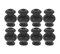 jojofuny 8 Piezas Amortiguador de Gimbal, Bola de Silicona Negro | Goma Blanda, Amortiguación , Mantenimiento Rápido, para Cámaras Aéreas y Vuelo Exterior