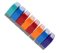 jojofuny 8 piezas Autoentintables para Profesores Colores Vibrantes Sello de Comentarios para Aula Material Seguro para Suministros de Enseñanza para Evaluación y Motivación Escolar