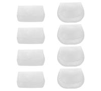 jojofuny 8 Piezas Lona Plástica para Bolsas de Malla, Blanco, Plástico, Estructura Transpirable, para Evitar Deformación y Organizar, para Bolsos y Carteras, Manualidades y Tejido DIY