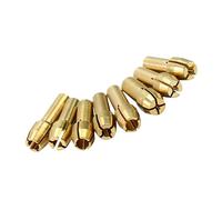 jojofuny 8 Piezas pinza de herramienta rotativa contenedor de arroz para sushi mandril de latón ferramentas pinza de latón para herramienta rotativa talla de jade Arrojar perforar