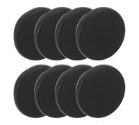 jojofuny 8 Piezas Tapón de Drenaje para Frigorífico, Tapón de Drenaje de Silicona Negra, Redondo, Negro, Fácil Instalación, a Prueba de Fugas, para Congelador Horizontal y Descongelación