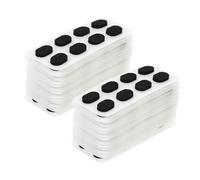 jojofuny 80 Pares de Almohadillas Nasales Antideslizantes Autoadhesivas para Gafas Espuma EVA Negra 15 MM Repuestos Cómodos para Monturas y Gafas de Sol Protección sin Marcas ni