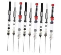 jojofuny 9 Piezas Convertidor de Tinta para Fuente Compatible con Diámetros y Sistema Rellenable de Acero Inoxidable y Plástico Accesorio para Caligrafía y Escritura