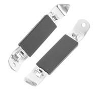 jojofuny Abridor de Botellas Portátil de Acero Inoxidable 2 Piezas Rompe Frascos y Tapas de Aluminio Accesorio Reutilizable para Auxiliar de Enfermería y Uso Doméstico