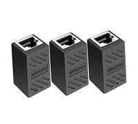 jojofuny Acoplador Ethernet Conector Rj45 Extensor De Cable Cat6 Compatible Cat5e Ideal para Redes Domésticas y Oficiales