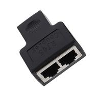 jojofuny Adaptador Ethernet Splitter para Dividir Cable Práctica para Múltiples Dispositivos