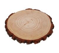 jojofuny Adoquines de Madera para Jardín 12 Piezas 27-30 CM X 2 CM para Decoración Exterior y Caminos de Patio