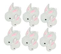 jojofuny Adornos De Conejo Al Por Mayor 20 Pcs Dijes De Resina Para Hacer Joyas y Fundas De Teléfono