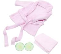 jojofuny Albornoz para Recién Nacidos 0-3 Meses de Toalla Diseño de Pepino en Color Rosa, Accesorio Fotográfico para Ñiño, Bata Suave y Cómoda para Sesiones de Fotos