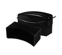 jojofuny Almohadilla Aplicadora de Cera para Pulir Neumáticos y Coche, Esponja Negra de PP Multiusos Segura para Superficies Tapa Protectora