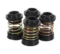 jojofuny Almohadillas amortiguadoras antivibración 4pcs de goma y hierro para compresor de refrigerador con soporte estable para aire acondicionado en cocina