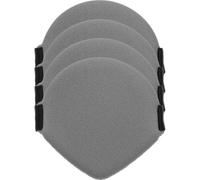 jojofuny Almohadillas de Maquillaje 4 Pcs, Esponjas Hinchables para Base Líquida y Polvo, Doble Cara, Color Gris, Herramienta Facial para Aplicación Uniforme y Precisa de Productos