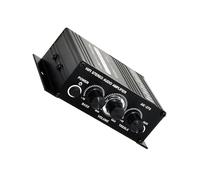 jojofuny Amplificador de Audio Digital Canales Mini con Adaptador para Altavoces Pasivos Sonido Estéreo Claro con Efecto Surround para TV Coche y Ordenador