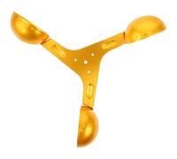 jojofuny Anemómetro de Tres Tazas de Repuesto de Aluminio, Taza Medidora de Velocidad del Viento de 200 Mm Amarilla, Sensor para Medición Precisa en Estaciones Meteorológicas y Exteriores