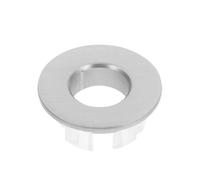 jojofuny Anillo de Rebose Decorativo en Plata Cepillada para Fregadero y Lavabo, Accesorio Duradero para Baños Residenciales y Comerciales