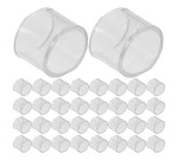 jojofuny Anillos de Bloqueo de Silicona para Puntas de Pinzas Cerámicas, Funda Protectora de Plástico para Pinzas de Laboratorio en Trabajo Experimental y Espacio de Trabajo