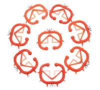 jojofuny Anillos Nasales para Destete de Terneros 8 Piezas Reforzados, Herramienta para Destete de Ganado Bovino, Suministros para Animales de Granja, Pinza Nasal Resistente y Segura