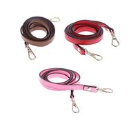 jojofuny Bandolera de Piel Correa de Hombro de Doble Cara Comprobar Alfombra Monedero con Correa de Cadena Correa de Cuero para Bolso Mochila de Mano cinturón Bandolera Ajustar Cinta Kits