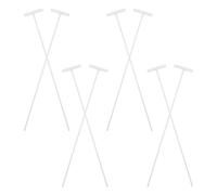 jojofuny Barras de Hierro para Puertas de Jaula de Pájaros 8 Piezas Barra de Alambre Resistente para Puerta de Palomas Accesorio Práctico para Gallineros y Jaulas de Aves de Corral