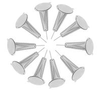 jojofuny Base de Resorte de Metal para Manualidades 50 Piezas, Duradera y Fácil de Instalar, Adecuado para Proyectos de Decoración en Aula y Artesanía