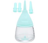 jojofuny Biberón Reutilizable para Gatos y Cachorros de 35ml, Fácil de Alimentar y Seguro para Mascotas Material de Silicona y Pc, Adecuado para Leche Maternizada