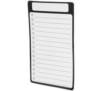 jojofuny Bloc de Notas Magnético para Nevera Pequeño, Superficie Pet para Escritura, Blanco y Negro, Lista de Compras Magnética para Refrigerador, Pizarra Magnética para Oficina y Hogar,