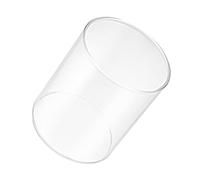 jojofuny Bol de Cristal Transparente Cilíndrico Hueco Diámetro 10 CM Altura 15 CM Recipiente para Guardar Alimentos y Ensaladas Frutero de Cristal Artístico para Cocina Restaurante y