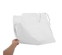 jojofuny Bolsa de Repuesto Blanca para Molino de Arroz y Harina 2 Metros de Alto de Tela Transpirable y Lavable Accesorio Antipolvo para Molinillos Domésticos Bolsa Cordón de Gran