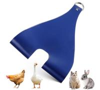 jojofuny Bolsa de Transporte para Pollos Tipo Bandolera Asa, Material PU Resistente, Color Azul, Tamaño Portátil para Pesar y Transportar Aves Pequeñas como Gallinas, Patos y Conejos,