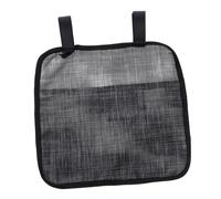 jojofuny Bolsa Organizadora para Silla de Oficina y Playa Bolsa Colgante Lateral Resistente para Revistas y Artículos Accesorio Multiuso para Escritorio y Exterior Negro y Gris
