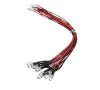 jojofuny Bombillas LED Pre-Lideradas de 12 V y 5 MM Color Amarillo 10 Unidades bajo Consumo 006 W para Luces LED de Juguetes Rc y Decoración en Hogar y Cocina