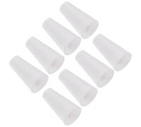 jojofuny Borlas de Cordón de Persiana de Plástico Blanco para Persianas Romanas y Cortinas 15 Piezas Diámetro Interior 2.5mm, Accesorio de Repuesto Funcional Mayoría de Ocasiones
