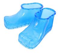 jojofuny Bota para Baño de Pies Portátil Azul Pequeño 12,5 Cm Resistente sin Goteo para Uso Familiar y Spa de Hidromasaje para Remojar y Cuidar los Pies