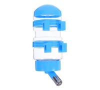 jojofuny Botella de Agua Automática para Perros y Gatos 400 Ml, Dispensador Colgante Anti-Goteo con Boquilla de Acero Inoxidable, Bebedero Inteligente para Jaulas y Casetas, Estación