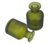 jojofuny Botellas Paquete de 2 de Vidrio Cilíndricas Difusoras Recargables 130ml Diseño Elegante y Antigoteo para Aceites Esenciales para Proyectos DIY y Uso Hogar