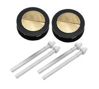 jojofuny Botón De Descarga De Tanque De Inodoro De Repuesto 2 Piezas Botón Pulsador De Descarga Para Inodoro De Doble Descarga 48 Mm Redondo Oro Rosa Fácil De Instalar