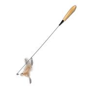 jojofuny Cabezal de Reemplazo de Resorte para Varita Interactiva de Gato Accesorio para Gatitos Plumas Juguete Interesante para Gatos Activo y Saludable Suministros para Mascotas