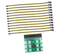 jojofuny Cable de Conversión de Energía de 6 Pines a 8 Pines para Adaptador de Placa Gpu para Servidor de Suministro de Minería