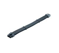 jojofuny Cable De Extensión De Alimentación para CPU ATX Nylon Trenzado para Placas Base De Ordenador Organizadores De Cables Negros